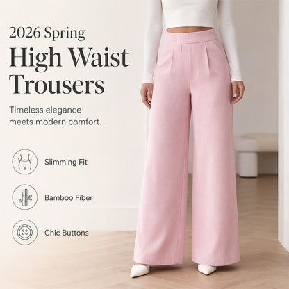 ✨New Arrivals & Special Offers-Women's Elegant  High Waist Wide Leg Pants