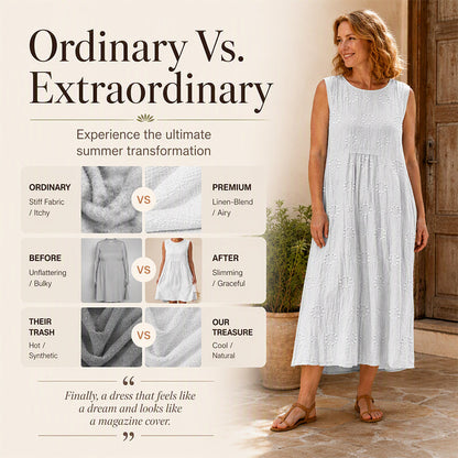 ✨New Arrivals & Special Offers-Women's Sleeveless Linen Dress