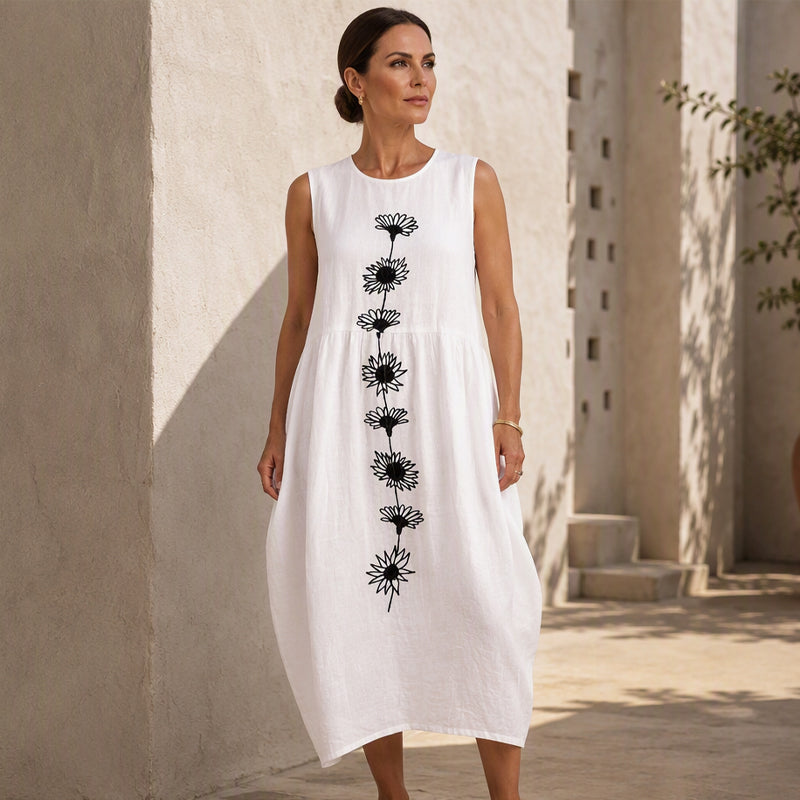✨New Arrivals & Special Offers-Women's Sleeveless Linen Dress