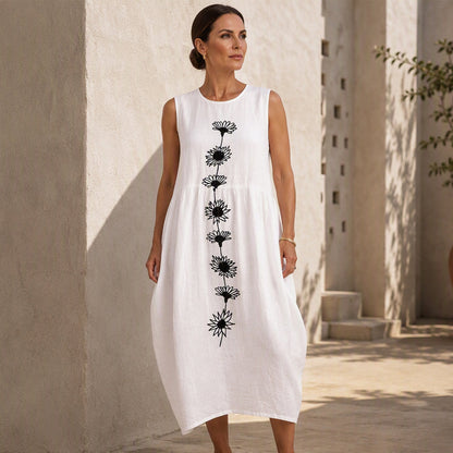 ✨New Arrivals & Special Offers-Women's Sleeveless Linen Dress
