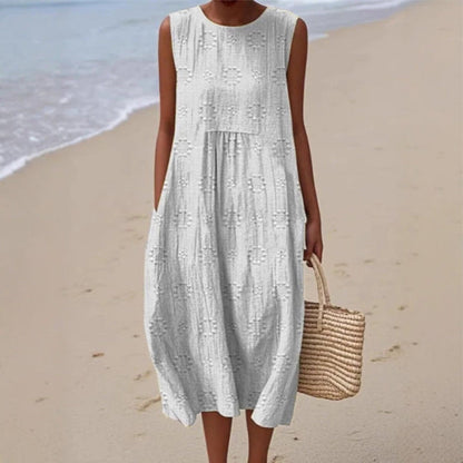 ✨New Arrivals & Special Offers-Women's Sleeveless Linen Dress