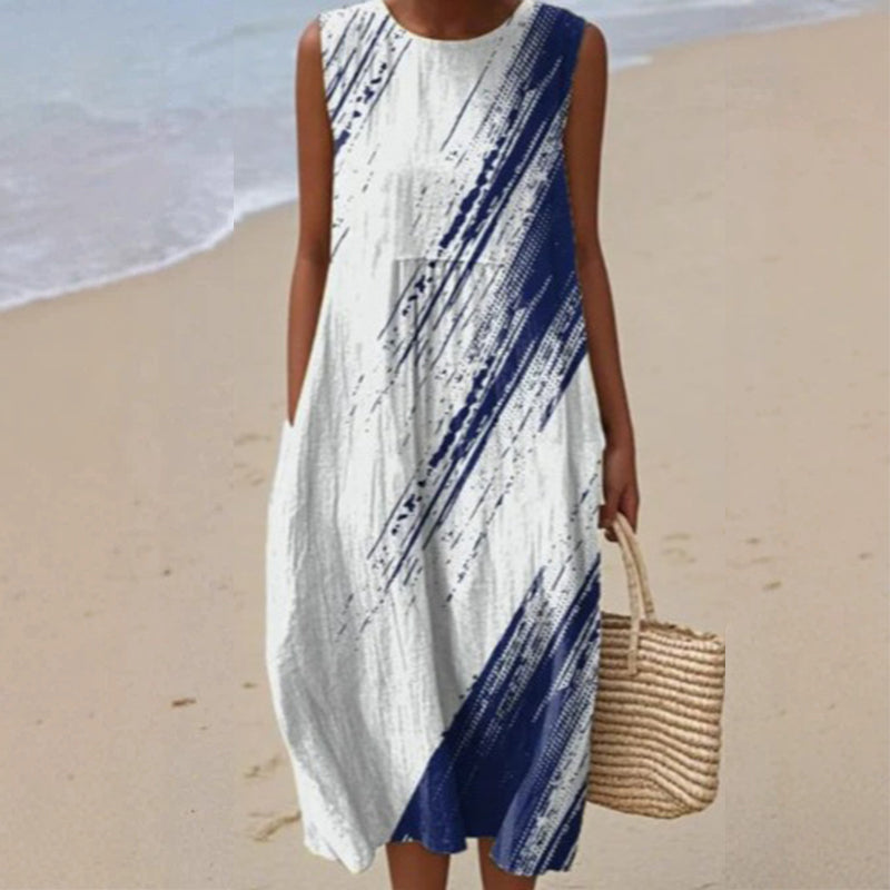 ✨New Arrivals & Special Offers-Women's Sleeveless Linen Dress
