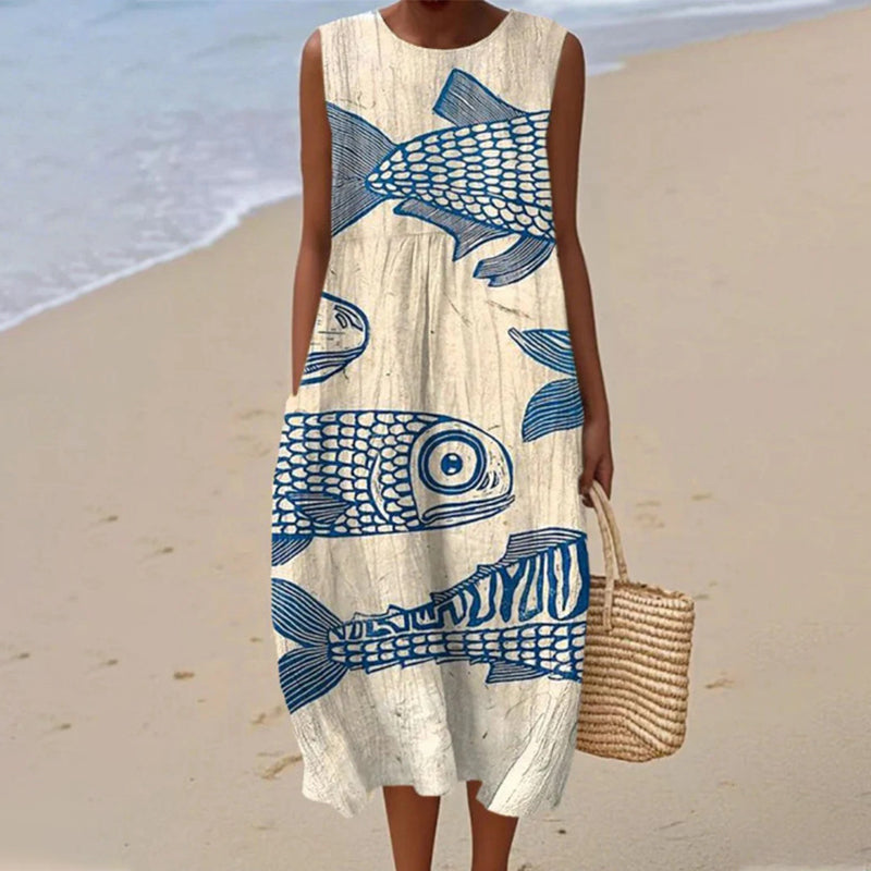 ✨New Arrivals & Special Offers-Women's Sleeveless Linen Dress