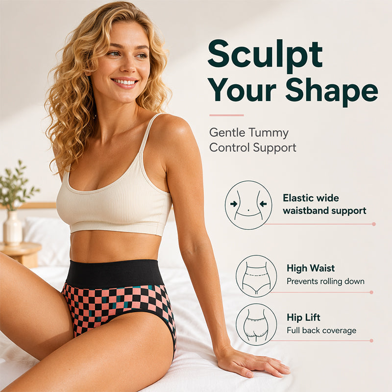 ⌛Limited-Time Offer-Women's Soft High Waisted Stretch Panties
