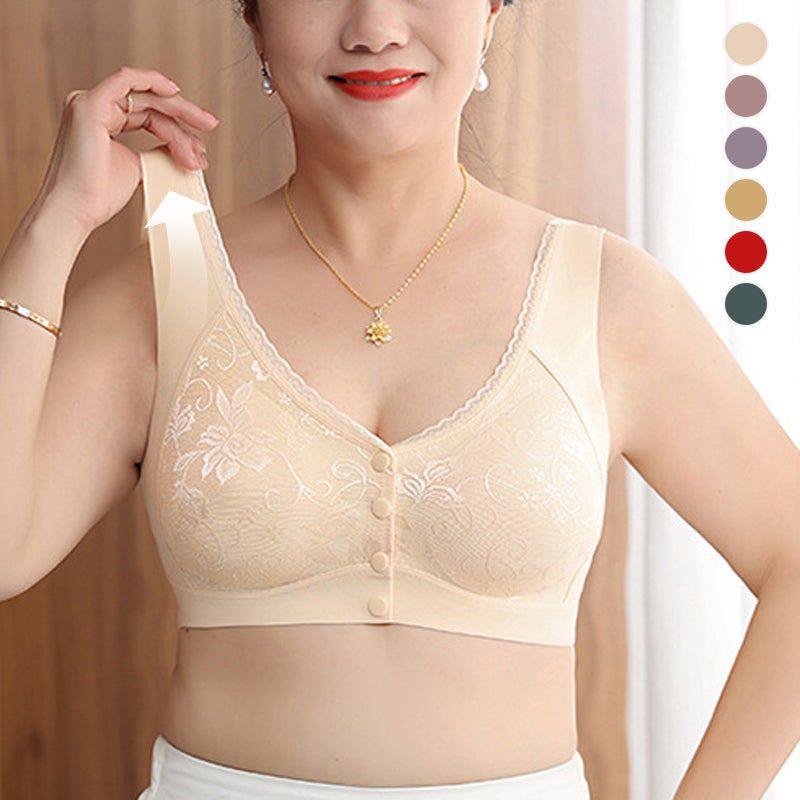 ✨Limited-Time Offer-Women's Comfortable Front-Closure Wire-Free Seamless Bra