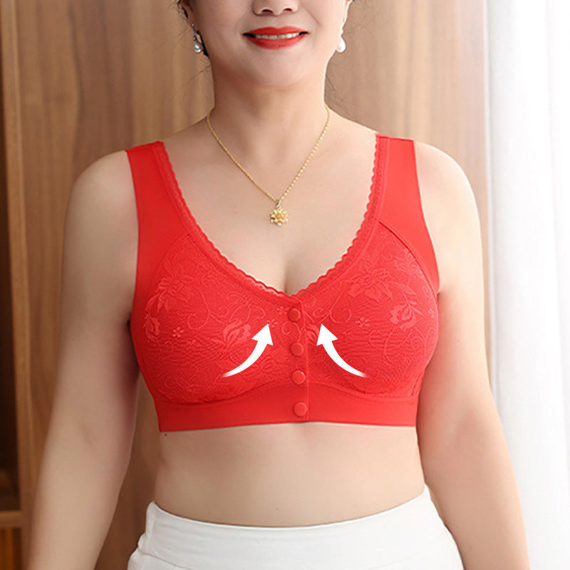 ✨Limited-Time Offer-Women's Comfortable Front-Closure Wire-Free Seamless Bra