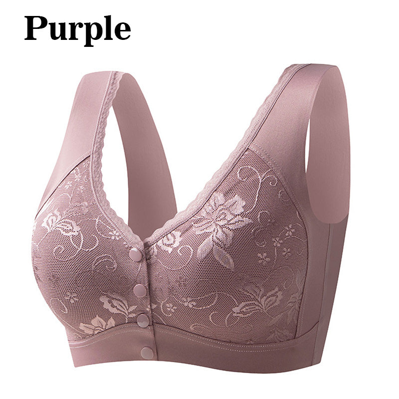 ✨Limited-Time Offer-Women's Comfortable Front-Closure Wire-Free Seamless Bra