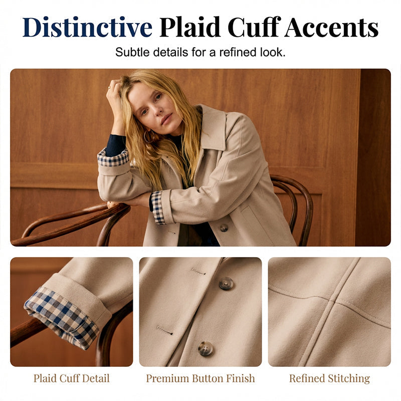 ✨ Elevated Everyday Style | Women's Relaxed Cropped Single-Breasted Jacket
