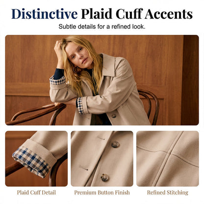 ✨ Elevated Everyday Style | Women's Relaxed Cropped Single-Breasted Jacket