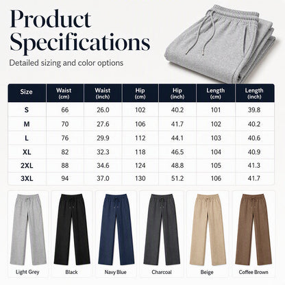 🍁New Fall Collection-Women's Casual Wide-Leg Pants with Drawstring Elastic