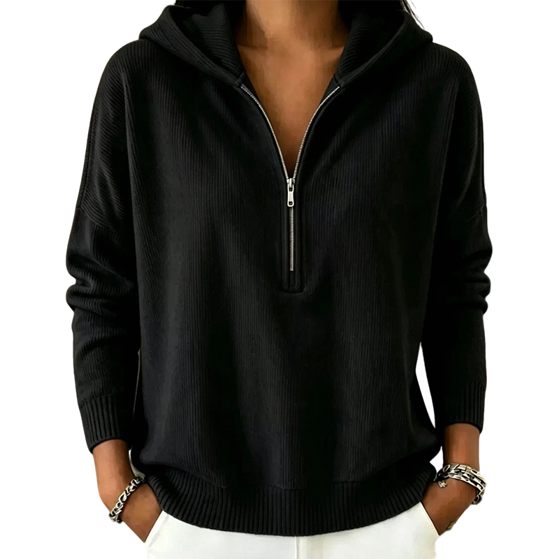 🍁New Fall Collection-Women's Half Zip Hooded Sweatshirt