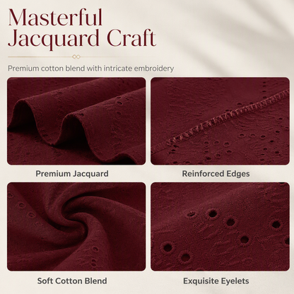 ⌛Limited-Time Offer-Breathable Jacquard V-Neck Top
