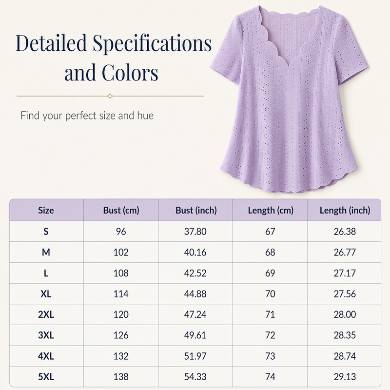 ⌛Limited-Time Offer-Breathable Jacquard V-Neck Top