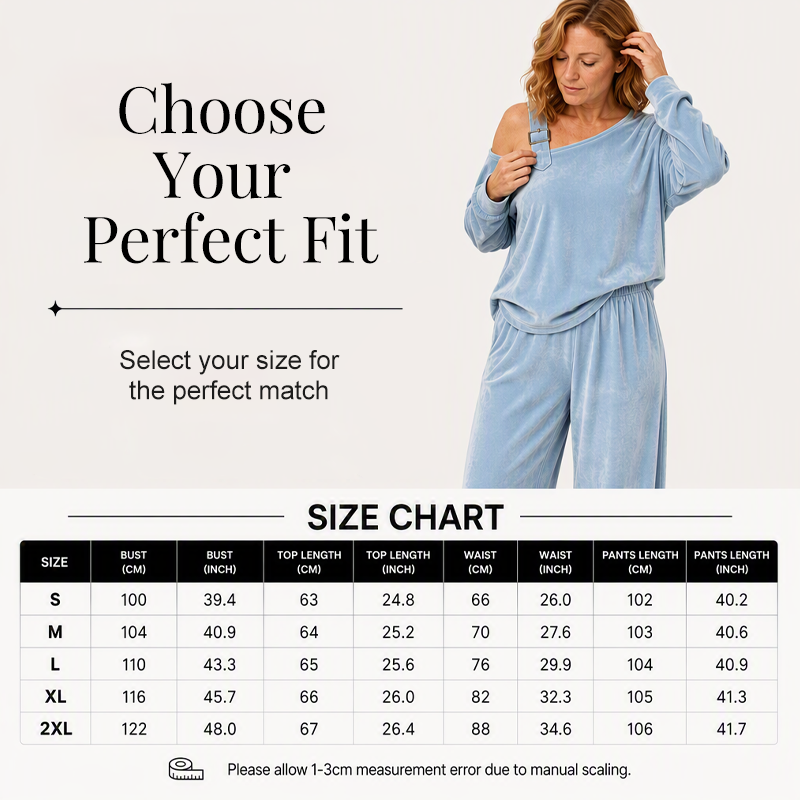 ✨ Effortless Elegance | Women's Off-Shoulder Top & Wide-Leg Pants 2-Piece Set