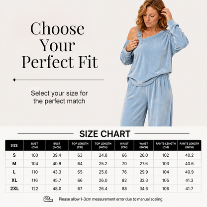 ✨ Effortless Elegance | Women's Off-Shoulder Top & Wide-Leg Pants 2-Piece Set