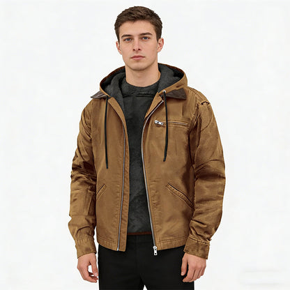 ⌛Limited-Time Offer-Men's Warm Hooded Work Jacket