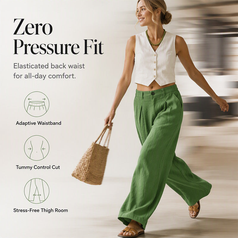 ⌛Limited-Time Offer-Women's Summer Breathable Wide-Leg Pants