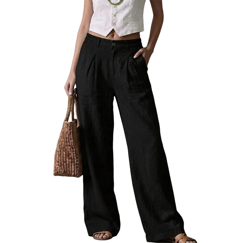⌛Limited-Time Offer-Women's Summer Breathable Wide-Leg Pants