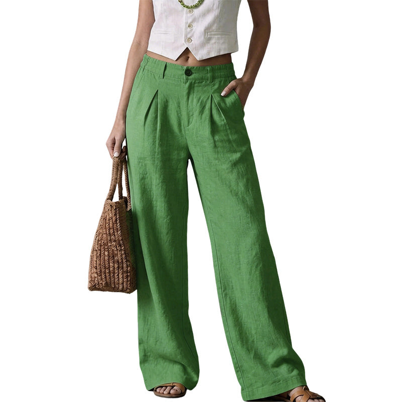 ⌛Limited-Time Offer-Women's Summer Breathable Wide-Leg Pants