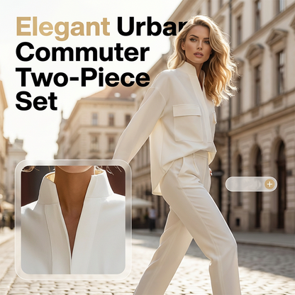 ⌛Limited-Time Offer-Elegant Long Sleeve Top & Pants Suit Set
