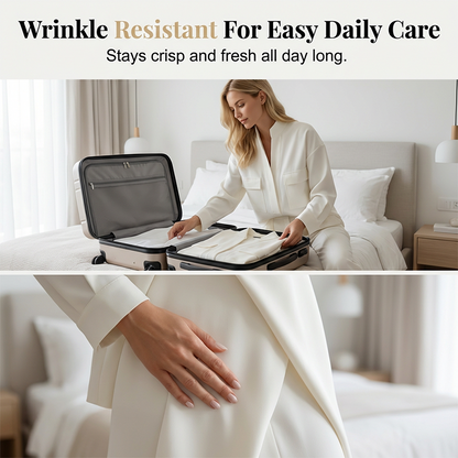 ⌛Limited-Time Offer-Elegant Long Sleeve Top & Pants Suit Set
