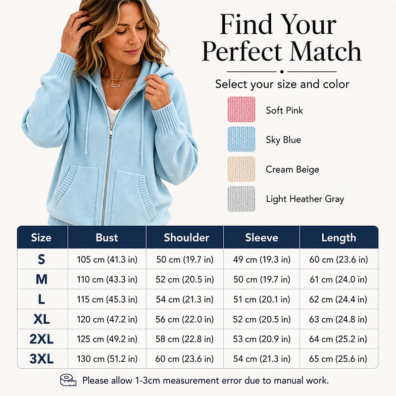 🍁Get Your New Fall Fashion-Women's Loose Hooded Knit Cardigan