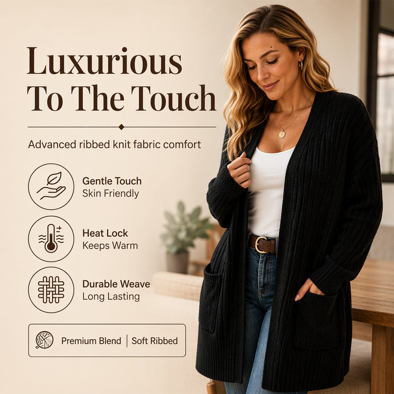 ✨Get Your New Fall Fashion-Women's Ribbed Knit Cardigan