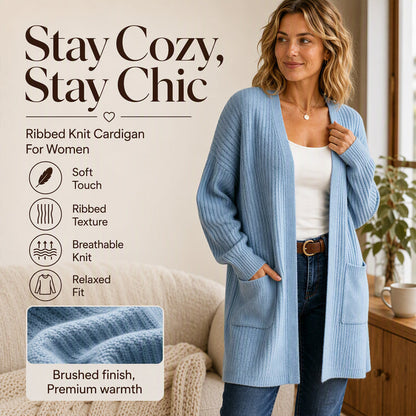 ✨Get Your New Fall Fashion-Women's Ribbed Knit Cardigan