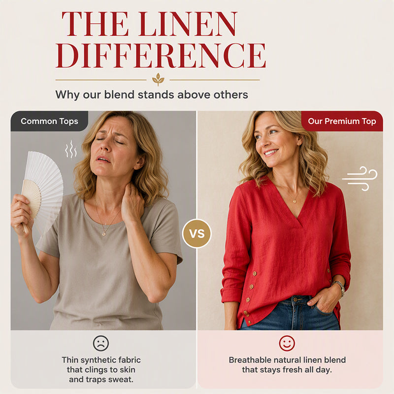 Effortless Style For Every Day ✨Women's V-Neck Loose-Fit Casual Top