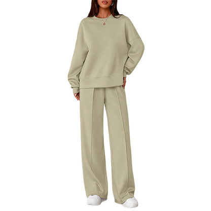 🍁New Fall Collection-Women's Two-Piece Long Sleeve Casual Sweatsuit Set