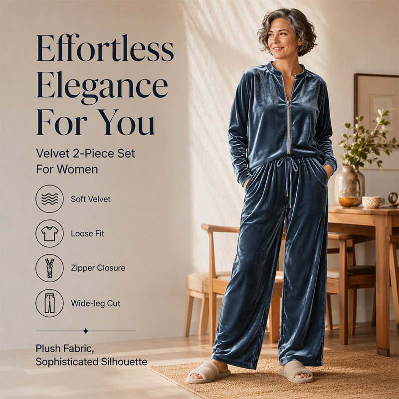 🍁New Fall Collection-Women's Velvet 2-Piece Outfits