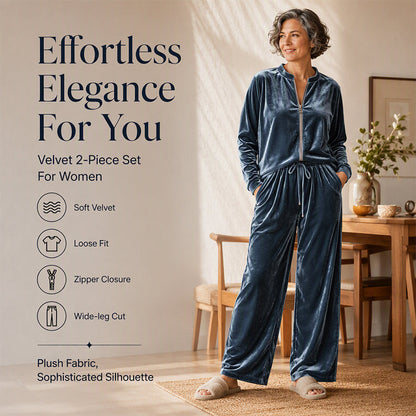 🍁New Fall Collection-Women's Velvet 2-Piece Outfits