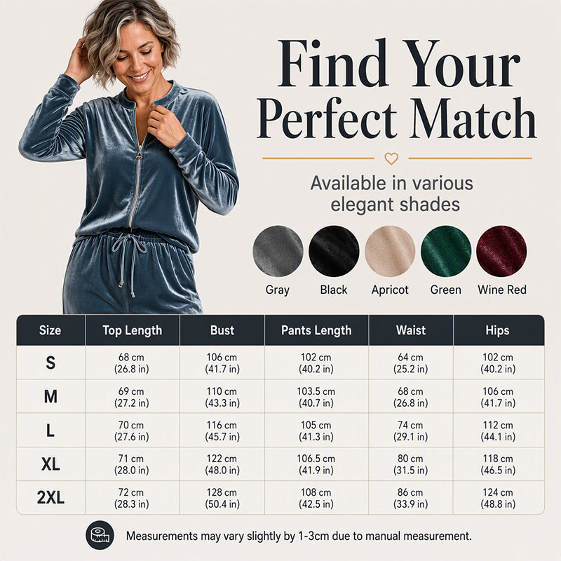 🍁New Fall Collection-Women's Velvet 2-Piece Outfits