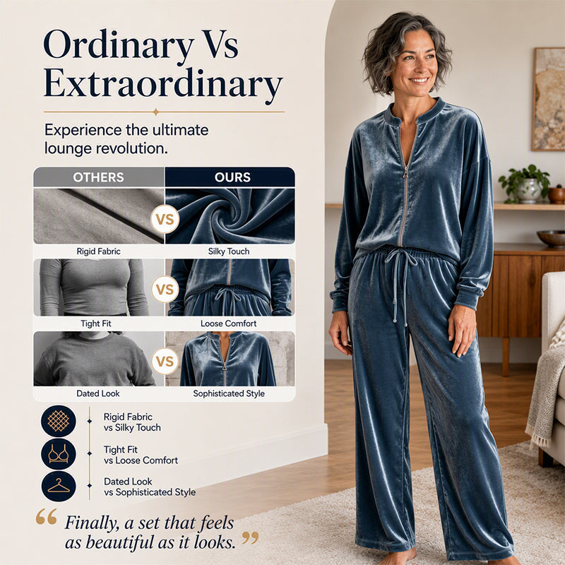 🍁New Fall Collection-Women's Velvet 2-Piece Outfits