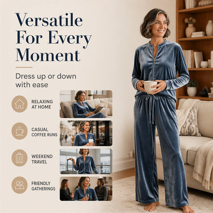 🍁New Fall Collection-Women's Velvet 2-Piece Outfits