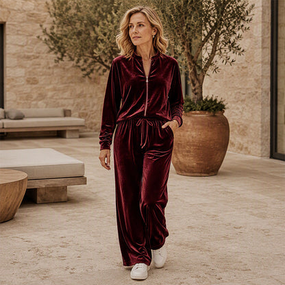 🍁New Fall Collection-Women's Velvet 2-Piece Outfits