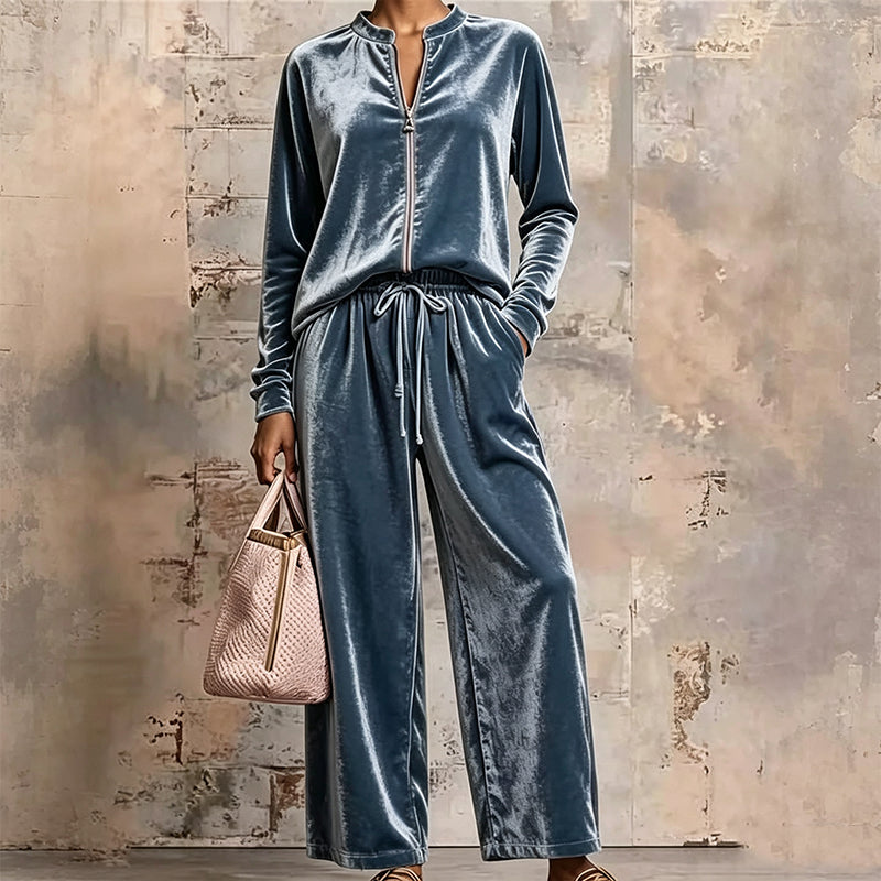 🍁New Fall Collection-Women's Velvet 2-Piece Outfits