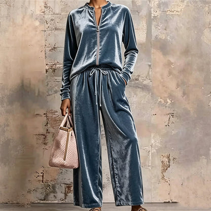 🍁New Fall Collection-Women's Velvet 2-Piece Outfits