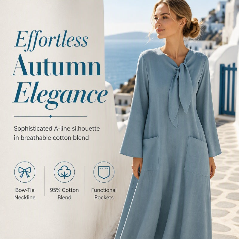 🍁New Fall Collection-Effortless Pocket Midi Dress