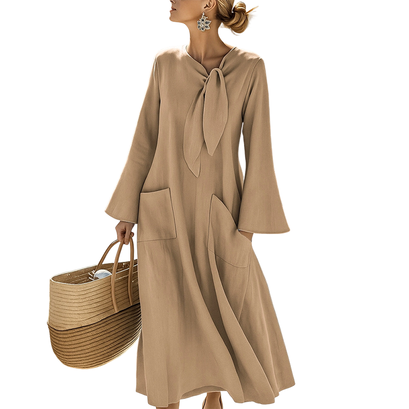 🍁New Fall Collection-Effortless Pocket Midi Dress