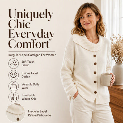 ⌛Limited-Time Offer-Women's Irregular Collar Knit Cardigan
