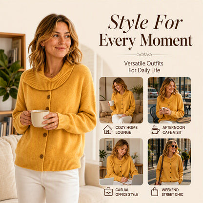 ⌛Limited-Time Offer-Women's Irregular Collar Knit Cardigan