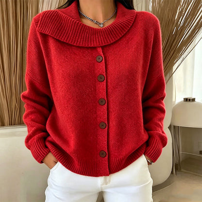 ⌛Limited-Time Offer-Women's Irregular Collar Knit Cardigan