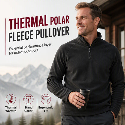 ⌛Limited-Time Offer-Men's Polar Fleece Stand Collar Warm Sweatshirt