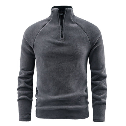 ⌛Limited-Time Offer-Men's Polar Fleece Stand Collar Warm Sweatshirt
