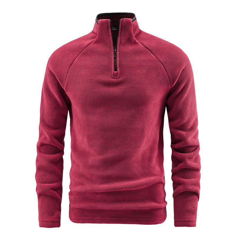 ⌛Limited-Time Offer-Men's Polar Fleece Stand Collar Warm Sweatshirt