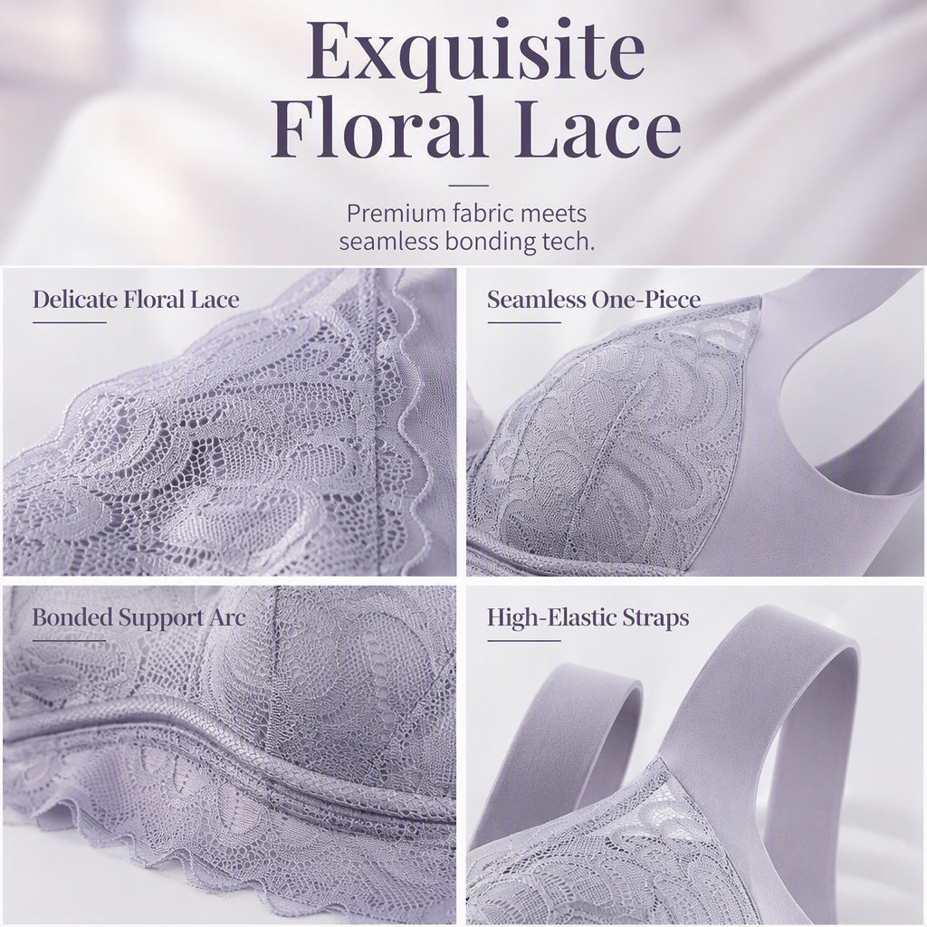 ⌛Limited-Time Offer-Women's Wireless Lace Bra