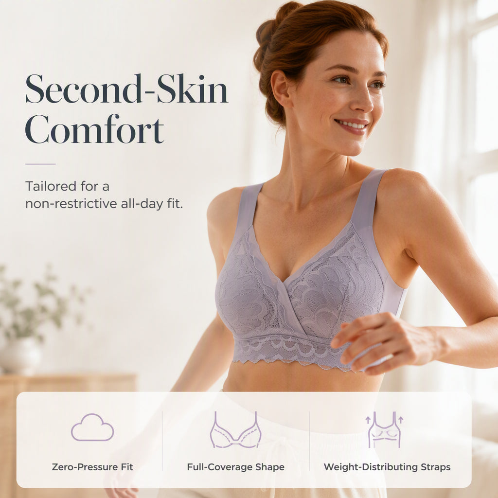 ⌛Limited-Time Offer-Women's Wireless Lace Bra