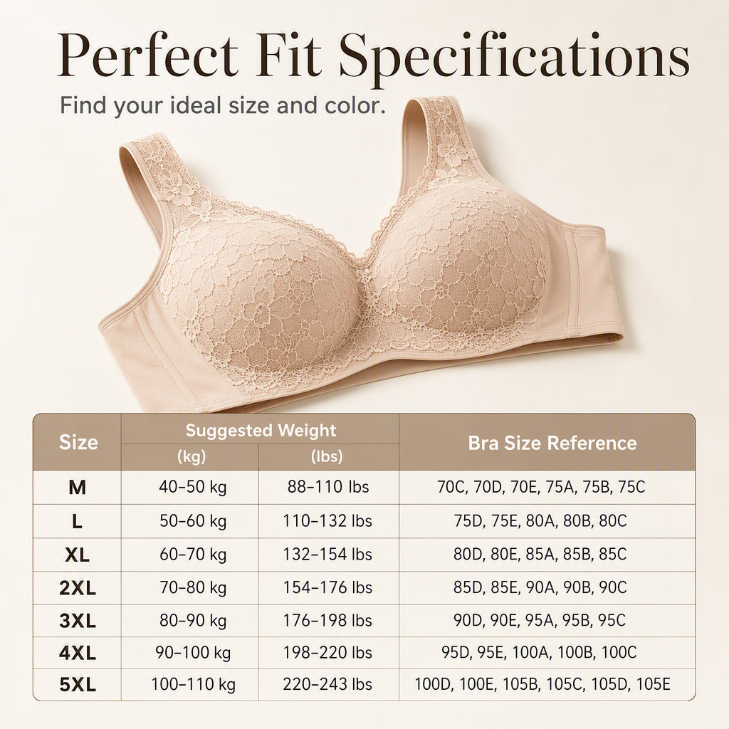 ⌛Limited-Time Offer-Women's Wireless Lace Bra