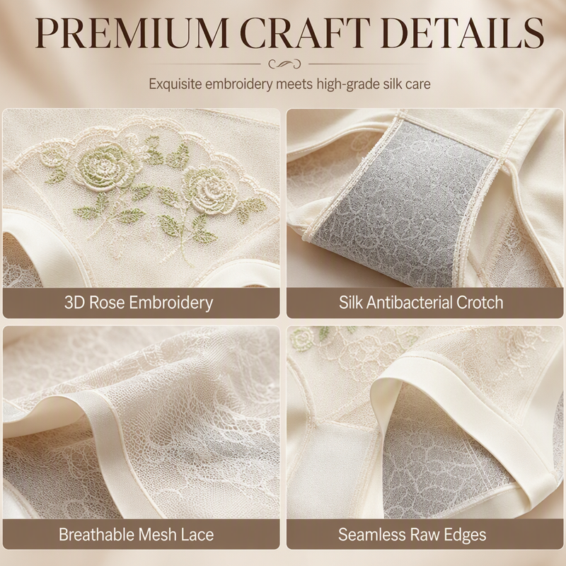 ⌛Limited-Time Offer-Women's High Waist Tummy Control Lace Panties